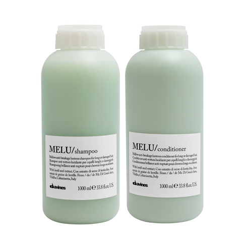 Davines Melu Shampoo & Conditioner 1000ml | Strengthening Duo for Long, Damaged Hair
