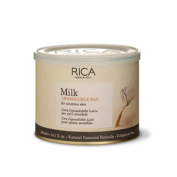 Rica Milk Liposoluble Wax - Gentle Protein Strip Wax for Sensitive Skin