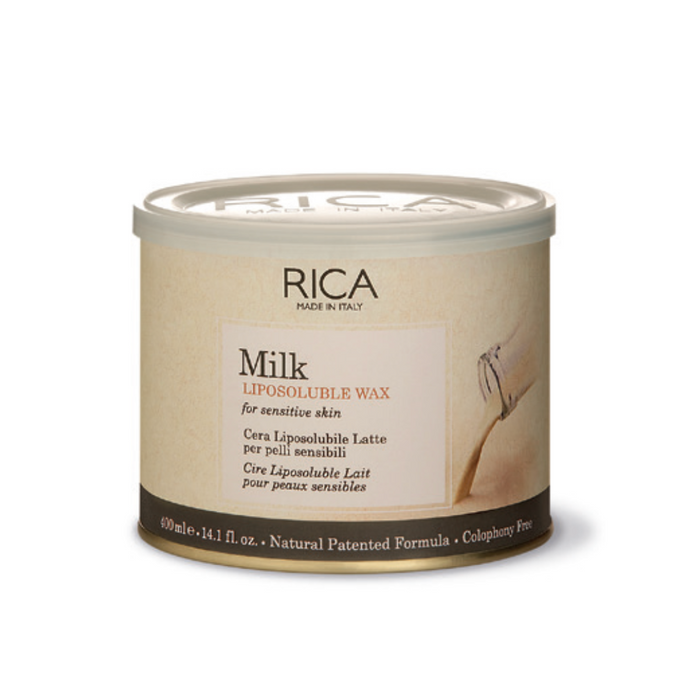 Rica Milk Liposoluble Wax - Gentle Protein Strip Wax for Sensitive Skin