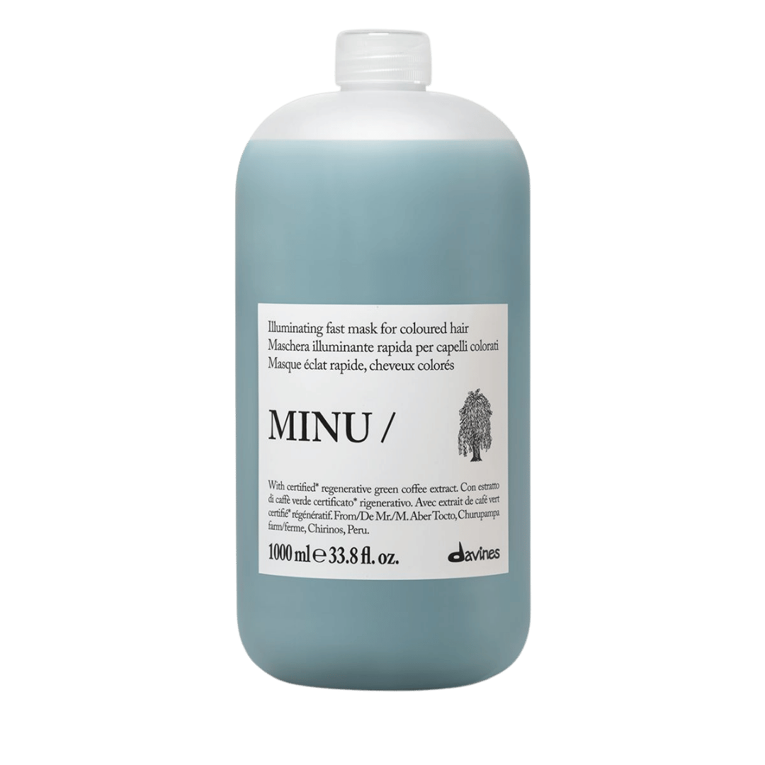 Davines MINU Essential Haircare Mask | Illuminating Colour-Protective Treatment Mask for Colour-Treated Hair
