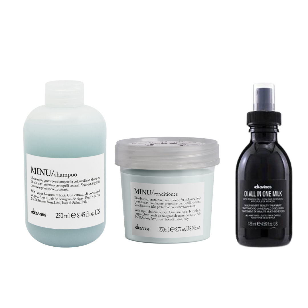 DAVINES MINU + OI Gift Set