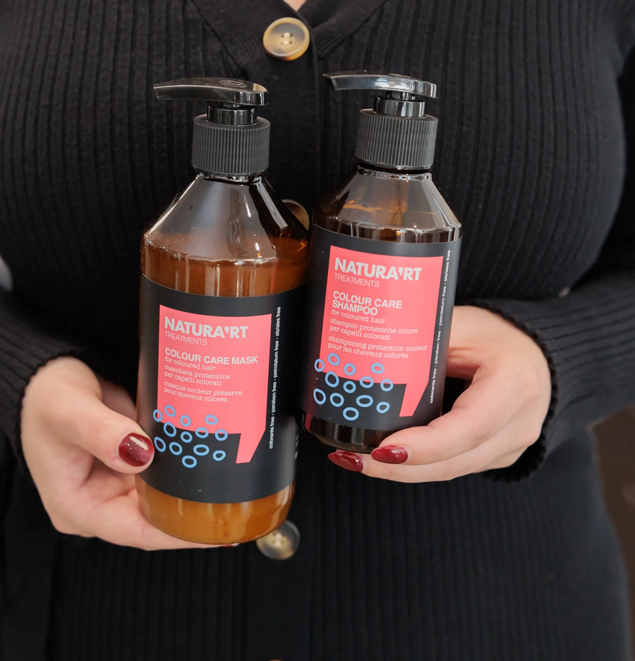 Moda Salon Bowmanville Davines Naturaltech shampoo and conditioner