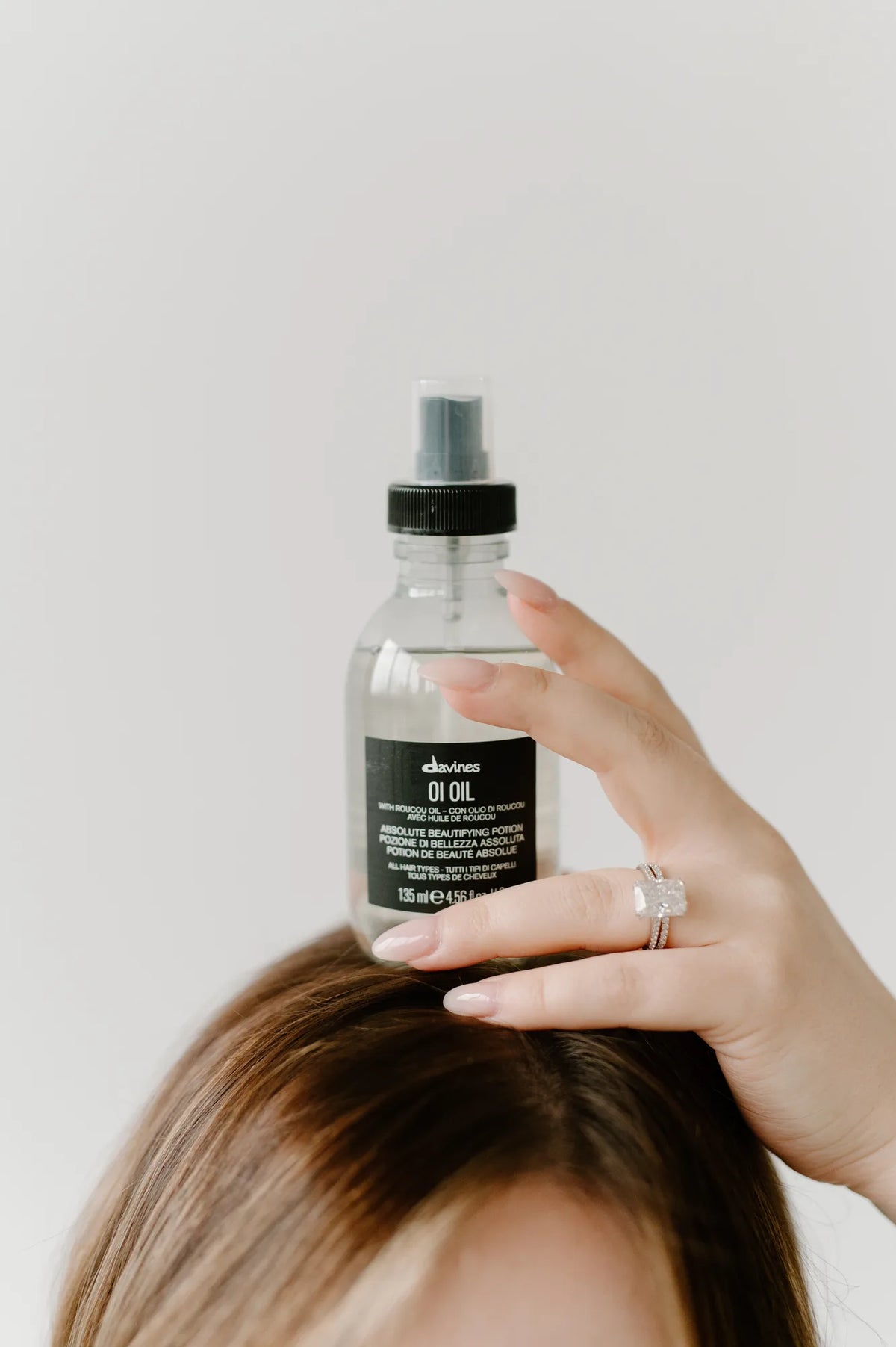 Moda Salon Davines OI Oil in hand