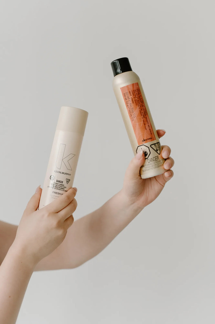 Moda Salon Kevin Murphy products in hand