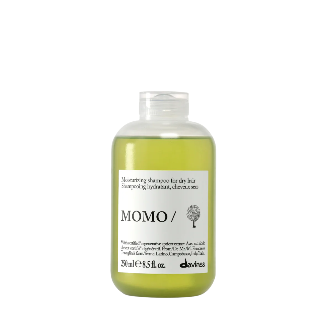 Davines MOMO Essential Haircare Shampoo | Moisturising Shampoo for Dry and Dehydrated Hair