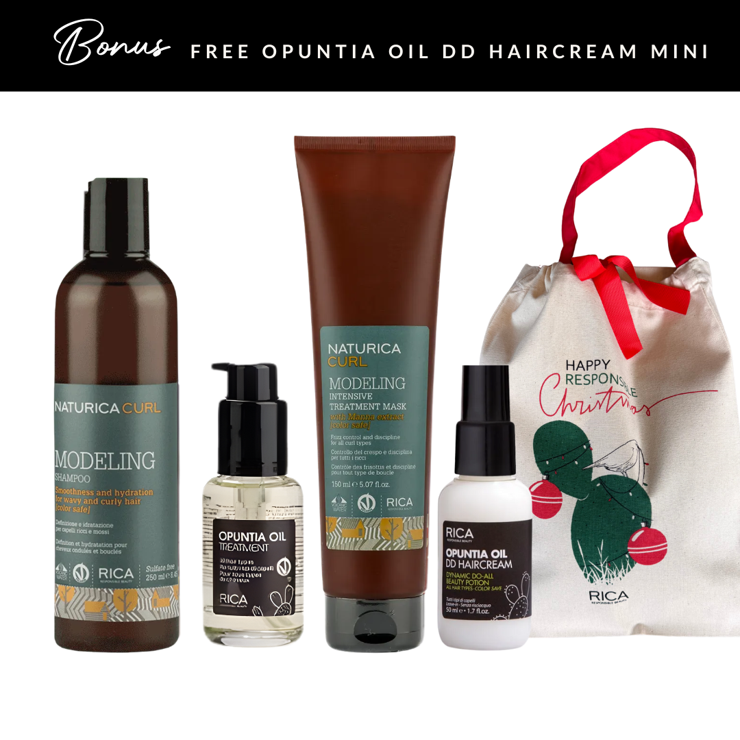 Naturica Modeling Curl + Opuntia Oil Gift Set