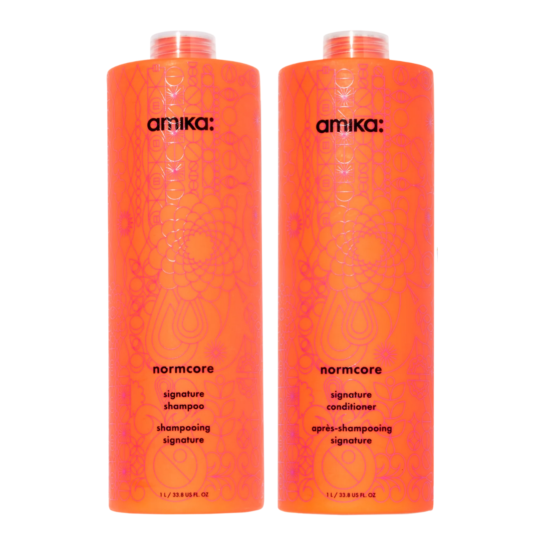 Amika Normcore 1000ml Duo | Signature Shampoo + Conditioner at Moda Salon