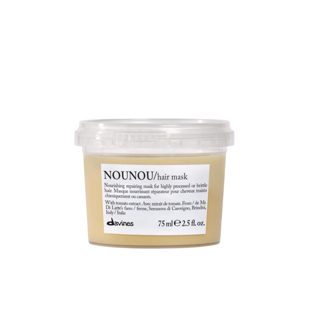 Davines NOUNOU Essential Haircare Mask | Nourishing Repair Mask for Processed and Brittle Hair