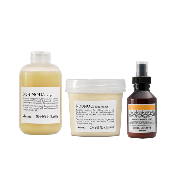 Davines Nounou Care Set | Repair + Shine for Damaged Hair