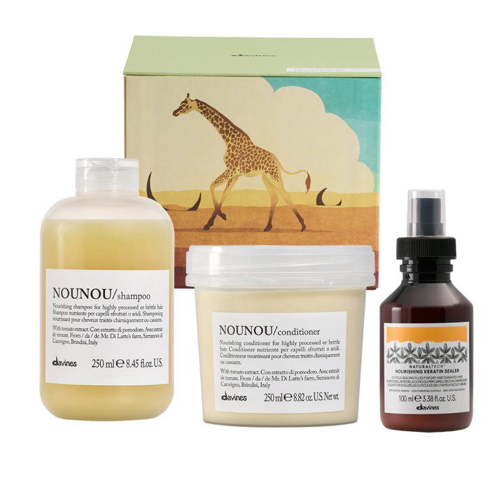 Davines Nounou Care Set | Repair + Shine for Damaged Hair