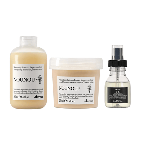 Davines NOUNOU Nourishment + OI Oil for Rejuvenation Set