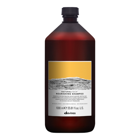 Davines Naturaltech NOURISHING Shampoo | Gentle Cleanse for Dry, Brittle, or Damaged Hair