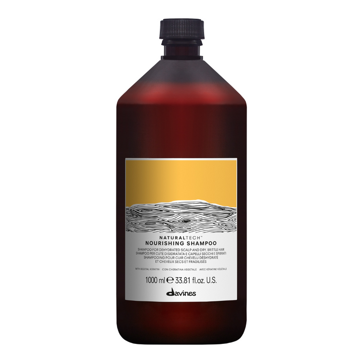 Davines Naturaltech NOURISHING Shampoo | Gentle Cleanse for Dry, Brittle, or Damaged Hair