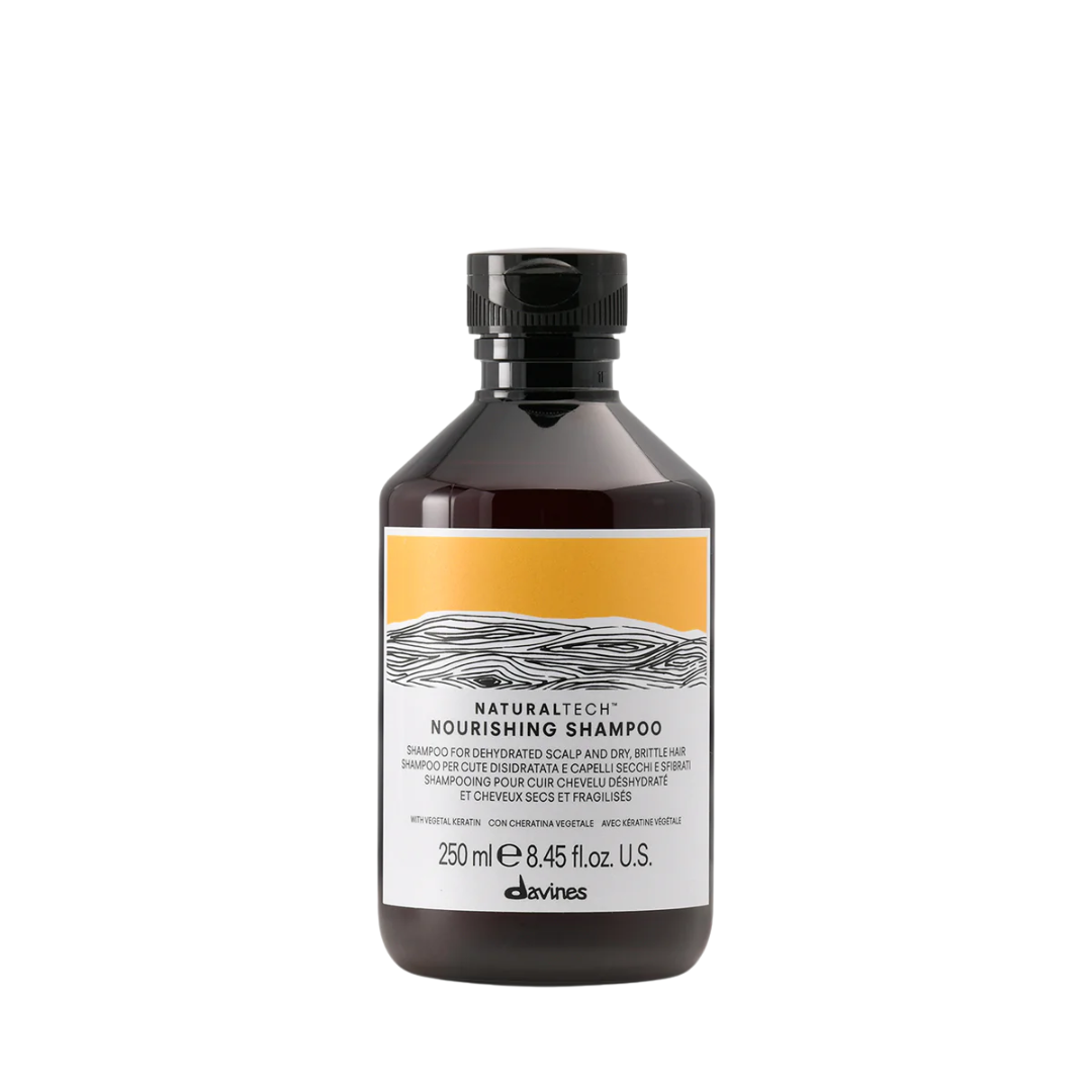 Davines Naturaltech NOURISHING Shampoo | Gentle Cleanse for Dry, Brittle, or Damaged Hair
