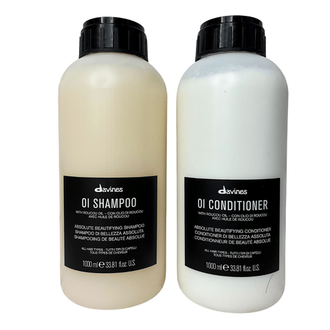 Oi Shampoo & Conditioner Pro Size 1L DUO -Davines