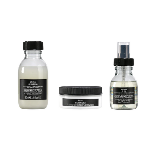 Davines OI Shampoo, Conditioner + OI Oil Trio MINI