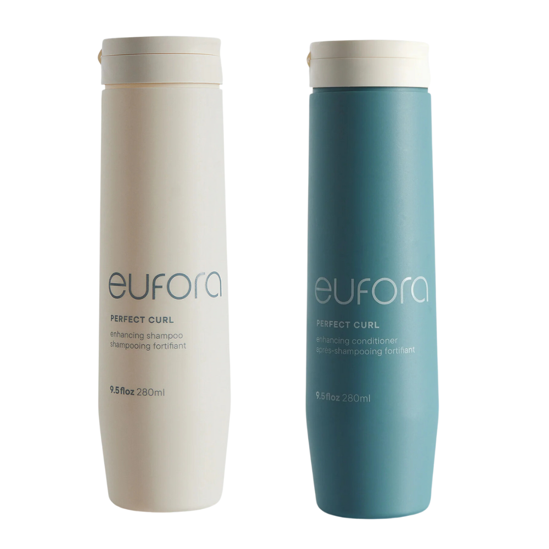 Eufora Perfect Curl Enhancing Shampoo + Conditioner Duo | Curl Bounce + Softness