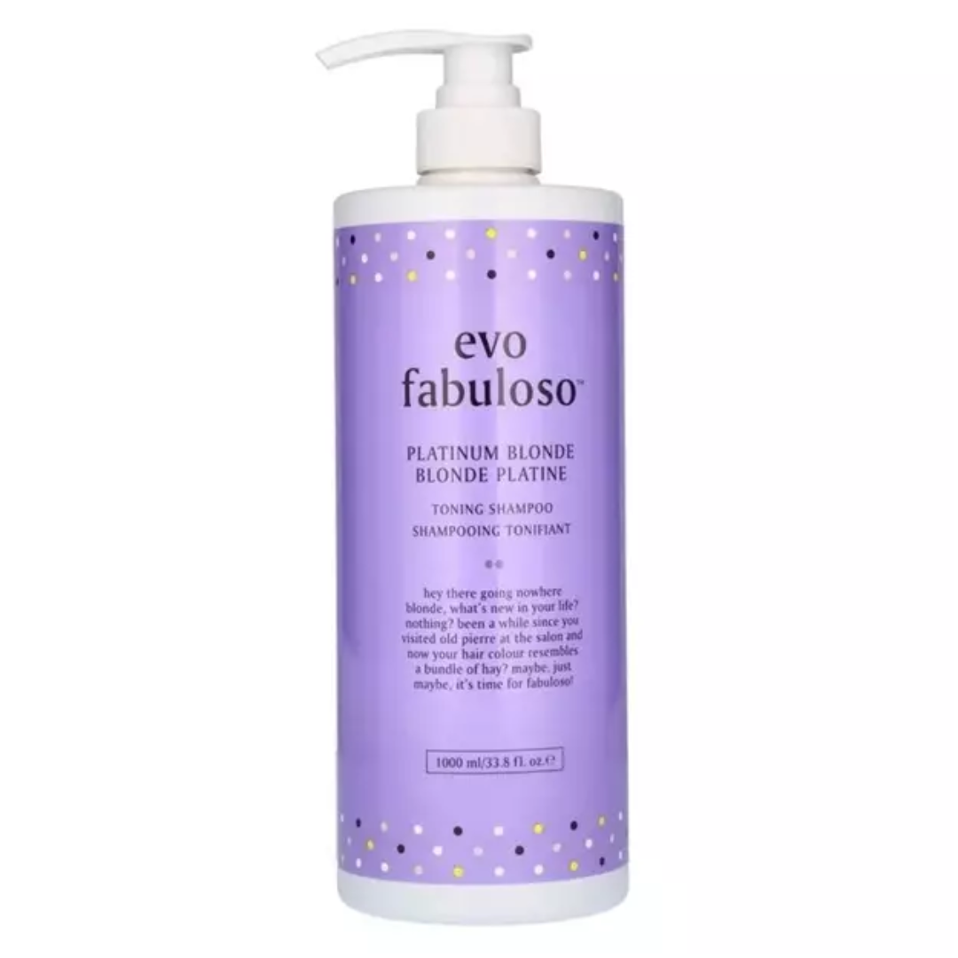 Evo Platinum Blonde Toning Shampoo 1000ml