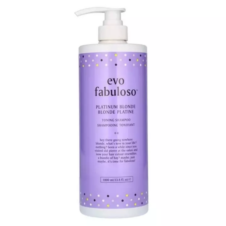 Evo Platinum Blonde Toning Shampoo 1000ml