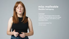 EVO Miss Malleable Flexible Hairspray | Touchable All-Day Hold