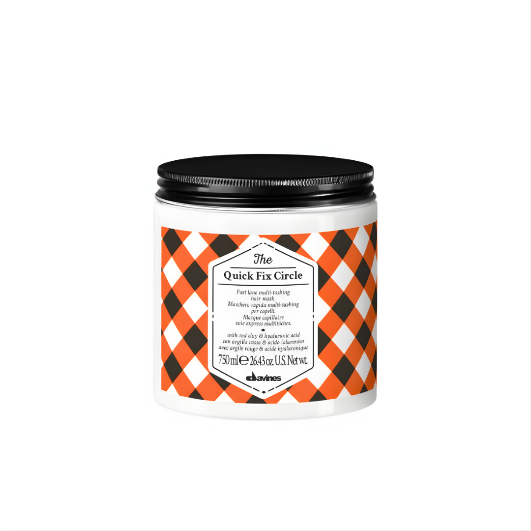 Davines The Quick Fix Circle | 3-Minute Express Hydrating Hair Mask for All Hair Types