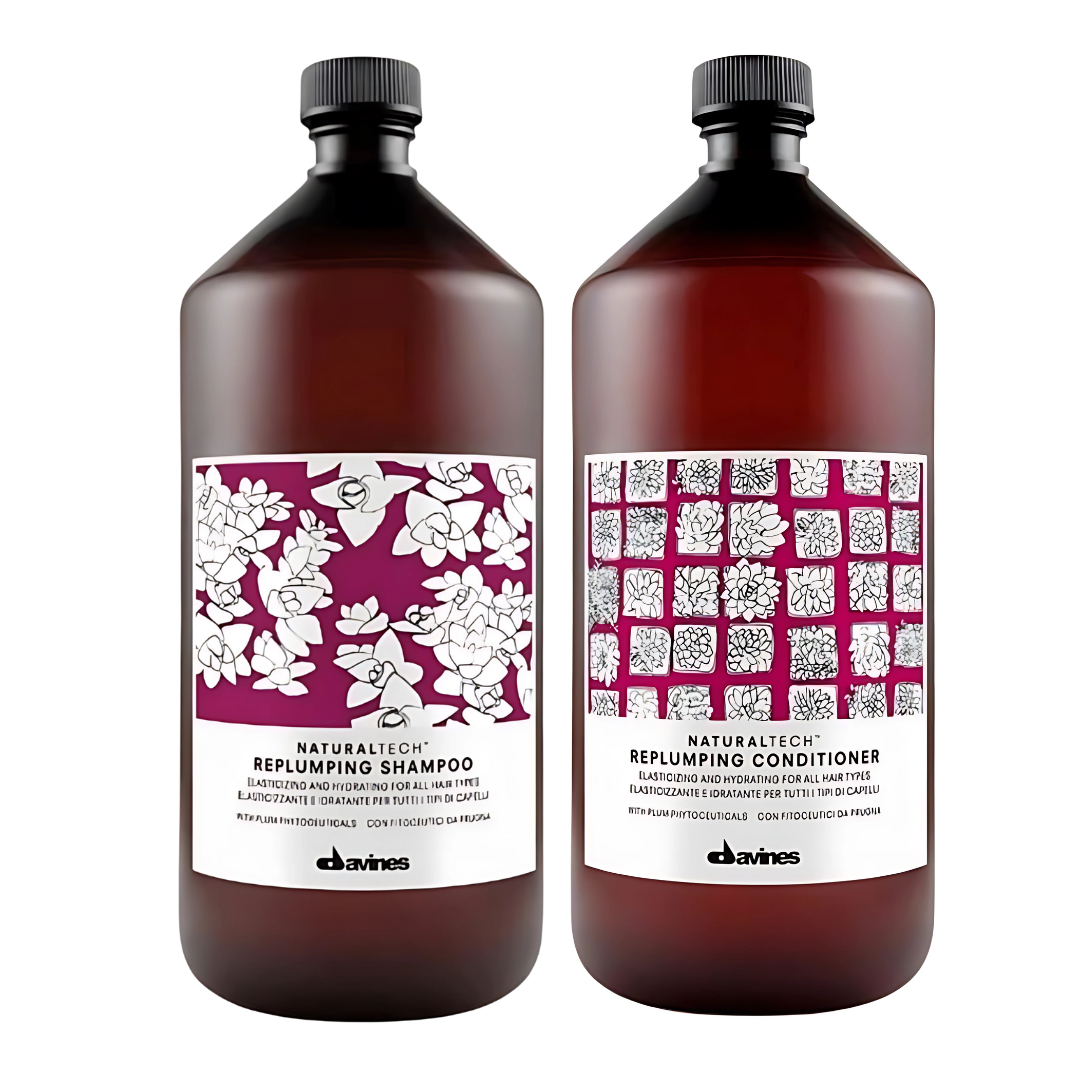 Davines Replumping Shampoo & Conditioner Duo (1000ml)