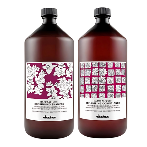 Davines Replumping Shampoo & Conditioner Duo (1000ml)
