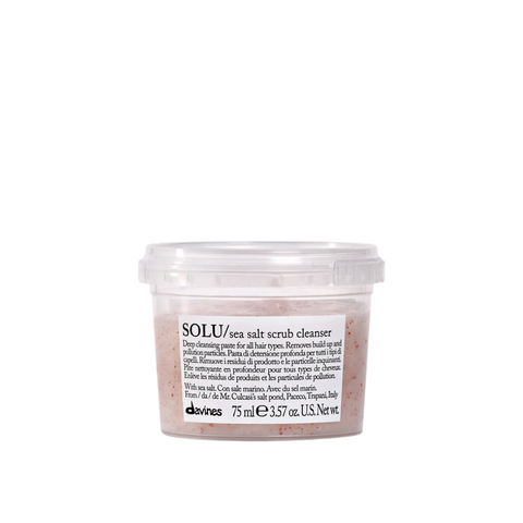 Davines SOLU Sea Salt Scrub Cleanser | Deep Scalp Refresh & Buildup Removal