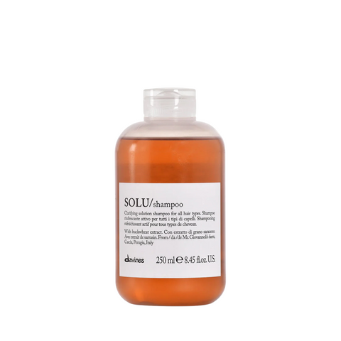 Davines SOLU Shampoo | Clarifying Cleanse for Buildup & Residue