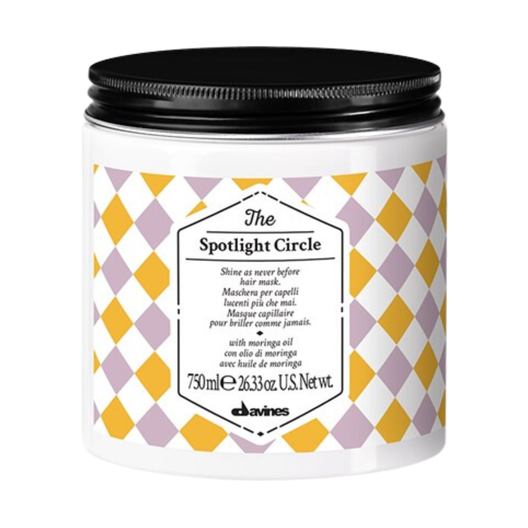 Davines The Spotlight Circle | Shine-Boosting Hair Mask for Dull Hair