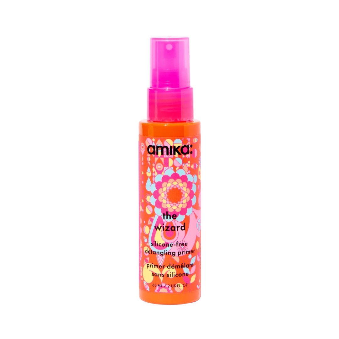 Amika The Wizard Silicone-Free Detangling Primer Mini | Heat Protect + Smooth at Moda Salon