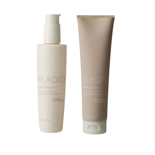 Eufora Thickening Cleanser & Conditioner Duo | Scalp Care + Thicker-Looking Fullness