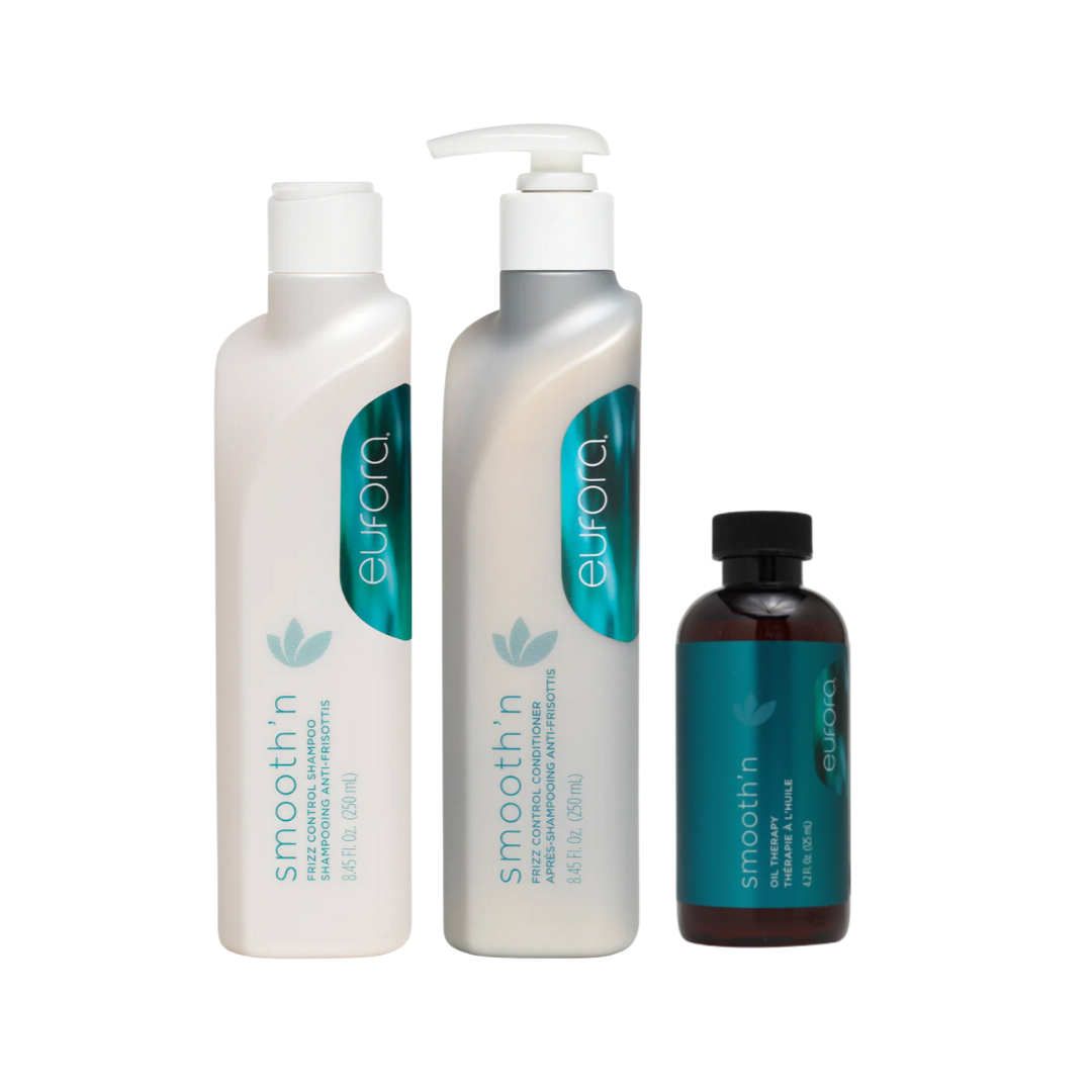 Eufora Frizz Control Shampoo+ Conditioner + Oil Therapy