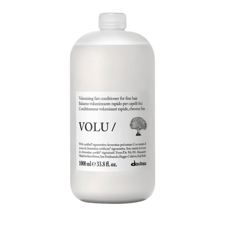 Davines VOLU Essential Haircare Conditioner | Weightless Volumising Conditioner for Fine and Flat Hair