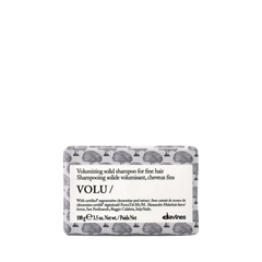 Davines VOLU Essential Haircare Volumising Shampoo Bar | Low-Waste Solid Volumising Shampoo for Fine Hair