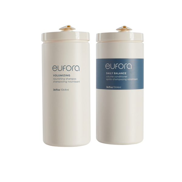 Eufora Volumizing Shampoo + Daily Balance Conditioner 1064ml PRO Duo | Volume + Body — Pro Size