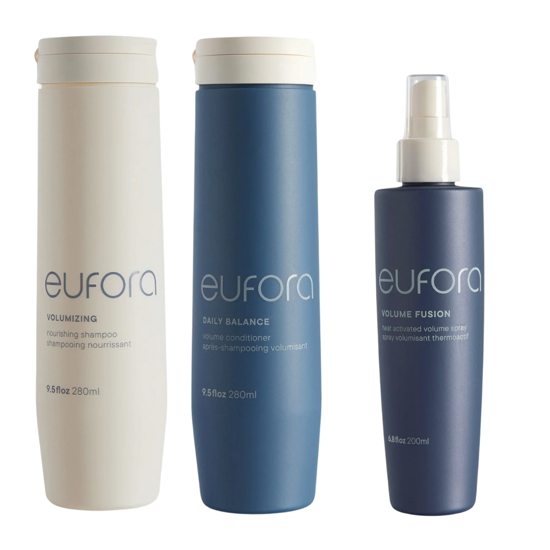 Eufora Volumizing Trio | Complete Volume Routine for Fine or Flat Hair