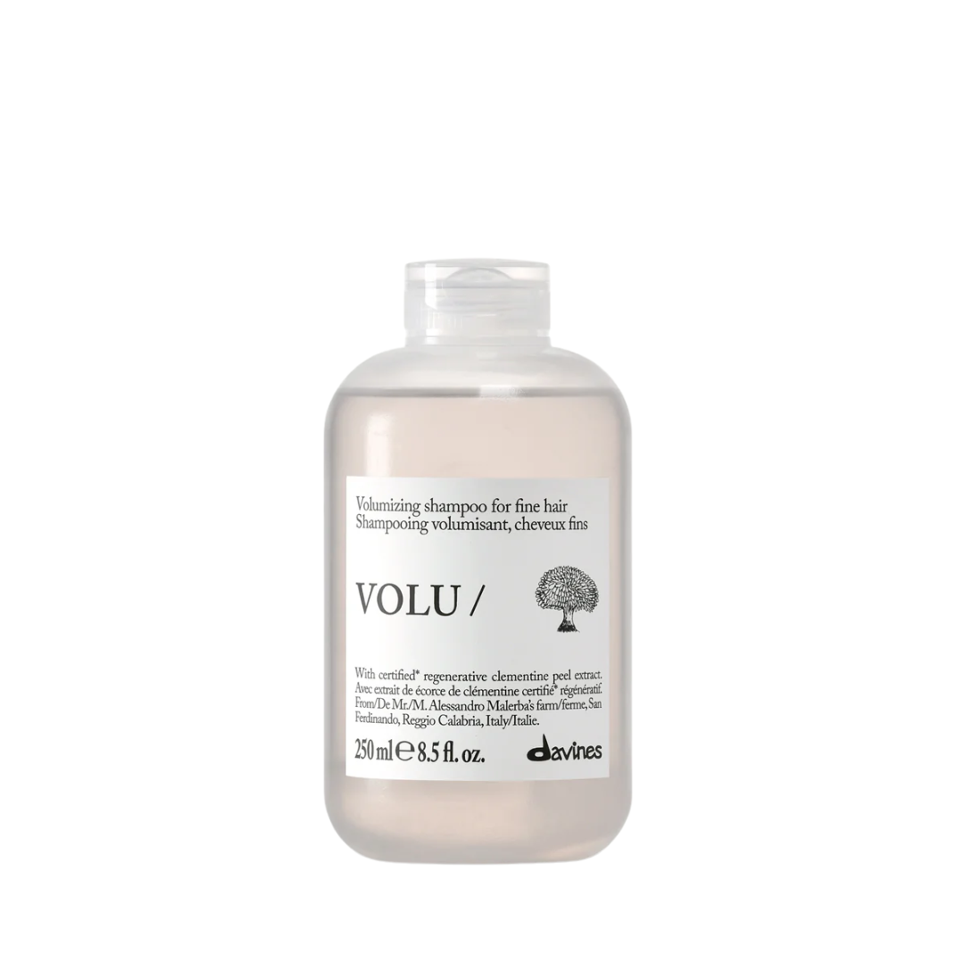 Davines VOLU Essential Haircare Shampoo | Volumising Shampoo for Fine and Flat Hair