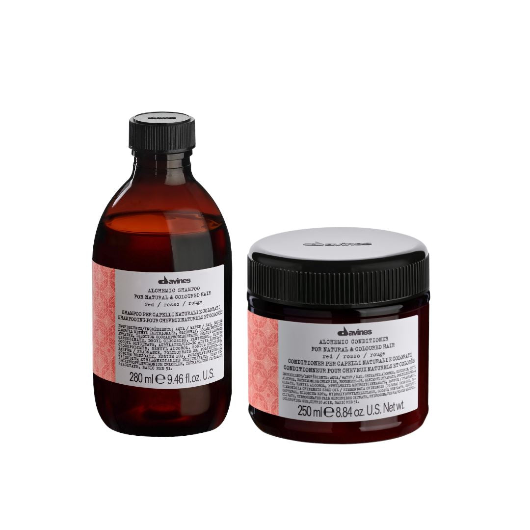 Davines Alchemic Red Shampoo and Conditioner Duo