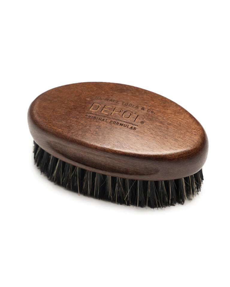 DEPOT® 723 Wooden Beard Brush LG- For Men