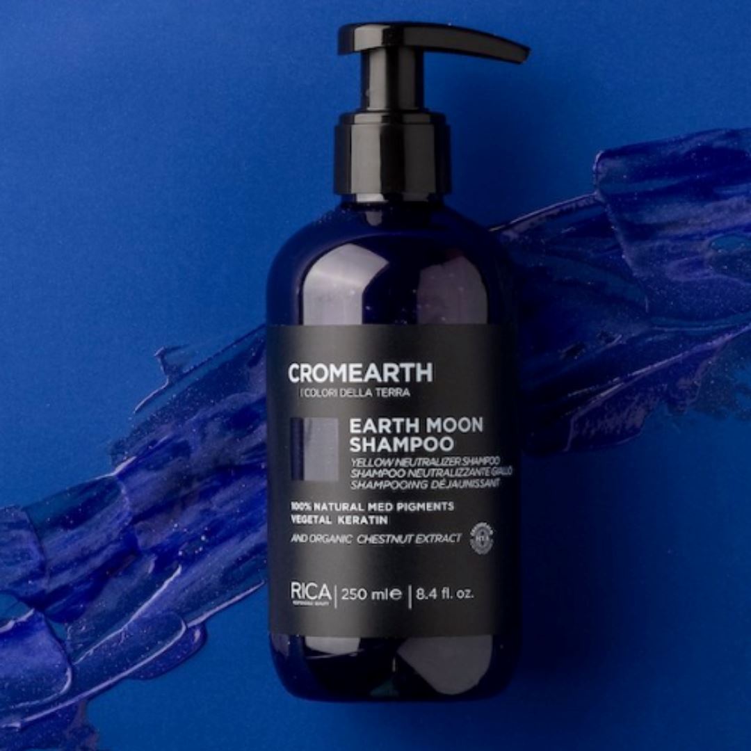 RICA Cromearth Earth Moon Shampoo | Anti-Yellow Toning Shampoo