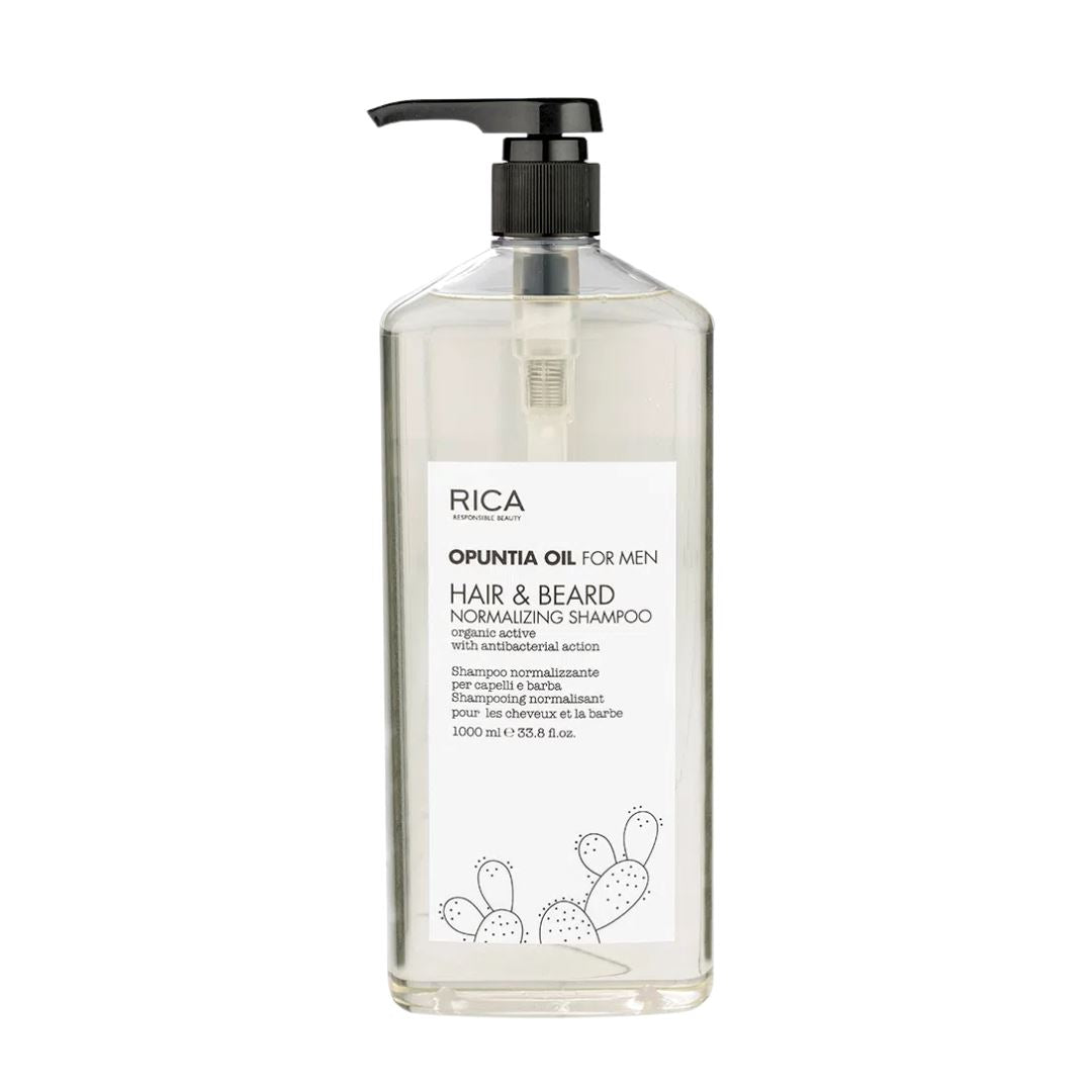 Hair & Beard Normalizing Shampoo -Opuntia Oil for Men