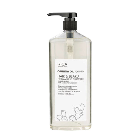 Hair & Beard Normalizing Shampoo -Opuntia Oil for Men