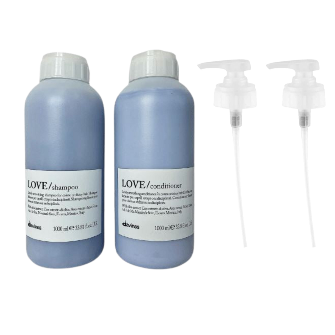 Love Smooth Shampoo + Conditioner Pro Size DUO -Davines