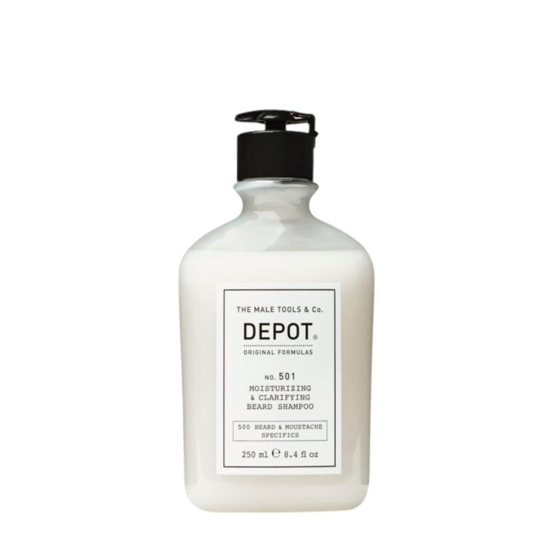 No.501 Moisturizing & Clarifying Beard Shampoo -DEPOT®