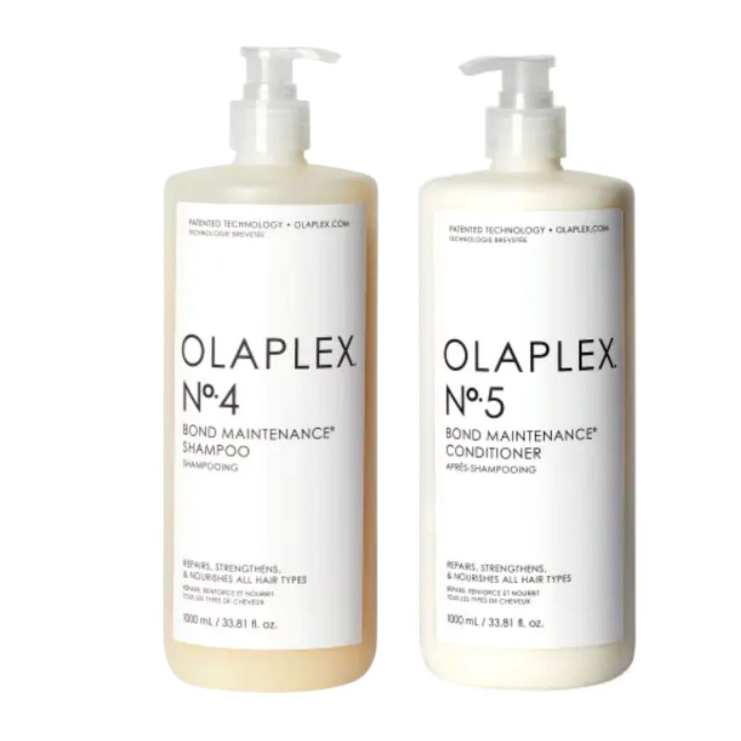 Olaplex No.4 Bond Maintenance Shampoo 33 oz + Olaplex No.5 Bond Maintenance Conditioner 33oz DUO