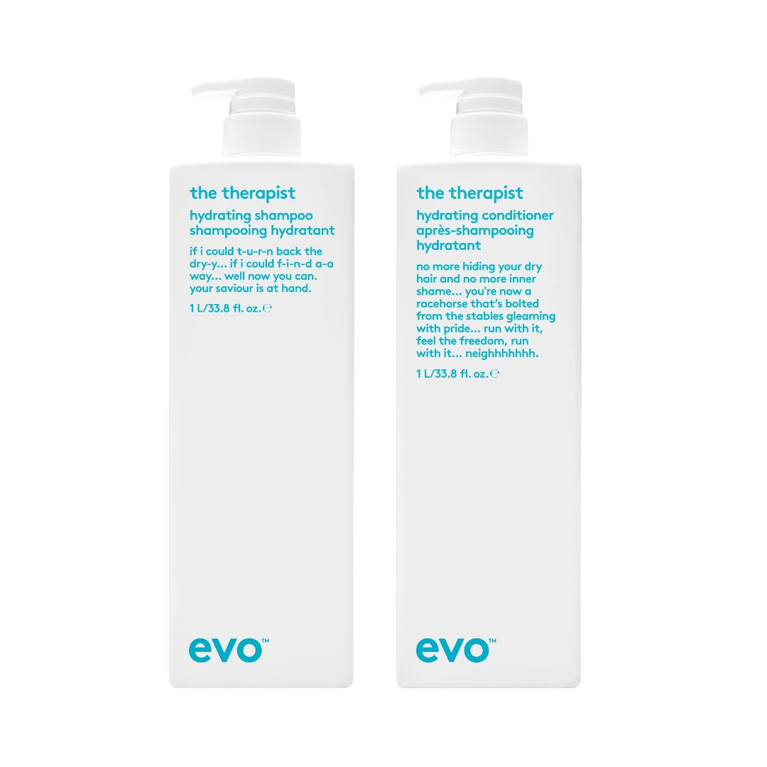 Therapist Shampoo+ Therapist Hydrating Conditioner -Evo